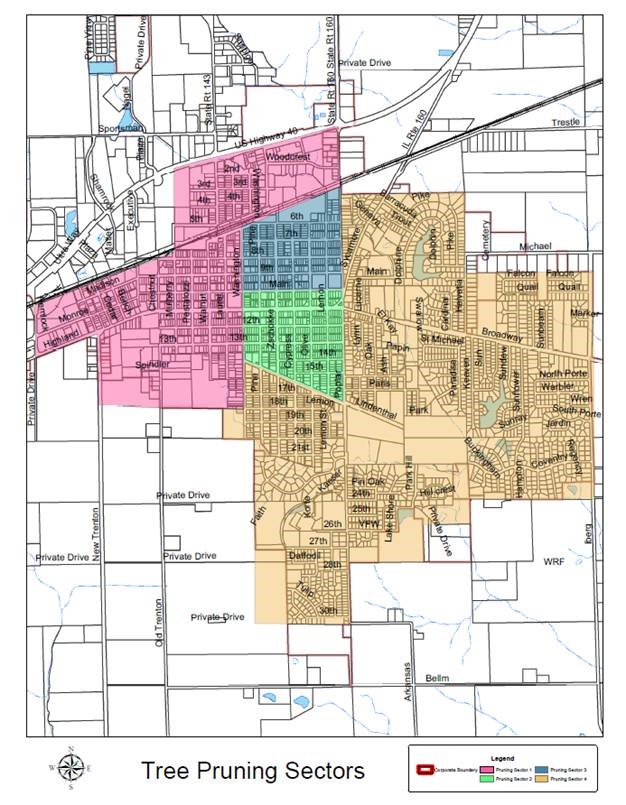 Tree Trimming Map 2025